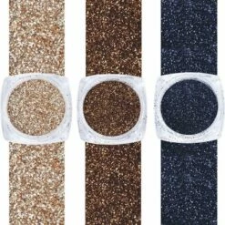 GUAP?? GUAP - Nagel Glitter Poeder Nail Art Set Goud & Navy - 6 Stuks -Essie winkel 550x561 1
