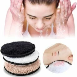 Merkloos Wasbare Wattenschijfjes|Make-up Grondig Verwijderen|Hygiënisch|Make-Up Remover|Milieu