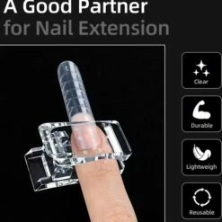 Daily Accessoires Polygel Klem - Polygel - Nagel Klem - Nagel Clip - 4 STUKS- Inclusief Bewaarzakje - Polygel Clip - Polygel Klemmen Nagel - Nail Clips - Transparant -Essie winkel 550x562 7