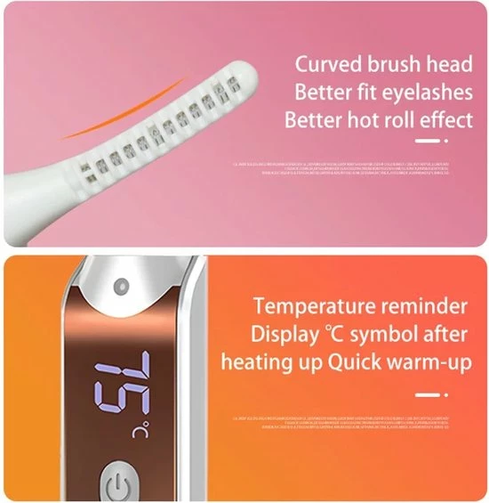 Tappo Elektrische Wimperkruller - Incl. Wimperborstel - Verwarmd - 4 Temperatuur Standen - Wimperkrultang - Oplaadbaar 7 Tappo Elektrische Wimperkruller - Incl. Wimperborstel - Verwarmd - 4 Temperatuur Standen - Wimperkrultang - Oplaadbaar - Afbeelding 7