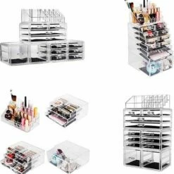 Confibel XXL Acryl Make-up Cosmetica Organizer - Verstelbare Lades - 11 Compartimenten -Essie winkel 550x567 4