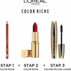 L?Or?al Paris L'Or Al Lippenstift Color Riche Satin 112 Paris Paris Roze -Essie winkel 550x571 4