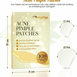 Mystige Pimple Patch 108 ST - Acne Patch - Puisten Verwijderaar - Pimple Patches - Acne Pleister - Puistjes Verwijderen -Essie winkel 550x576