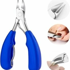 AdroitGoods - Nageltang Voor Harde Teennagels - Zwart - Nagelknipper - Voor Ingegroeide Teennagel - Kalknagels - Voeten - Pedicure