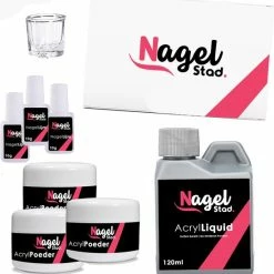 Acrylnagels Set | Nepnagels | Acryl Nagels Kit Starterspakket | Basispakket | Acrylnagels | Nail Art Pakket | 60 Kleuren Acryl Poeders/Glitters | 500 Franse Tips | Acrylic Liquid | Nagel Lijm | Plaknagels | 90 Delig | Nagel Set | Nagelstad -Essie winkel 550x581 7