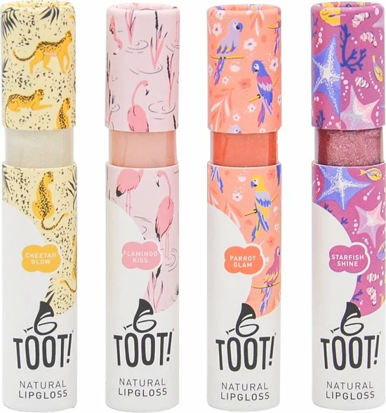 TOOT! Natuurlijke Lipgloss - Flamingo Kiss - Lipgloss Meisjes 5 TOOT! Natuurlijke Lipgloss - Flamingo Kiss - Lipgloss Meisjes - Afbeelding 5
