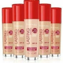 Rimmel London Lasting Finish Foundation - 203 True Beige -Essie winkel 550x592 1
