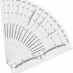 Marie-Jos? & Co Wenkbrauw Liniaal - Wegwerp Wenkbrauwliniaal - 50 Stuks - Microblading - PMU - Henna Brows