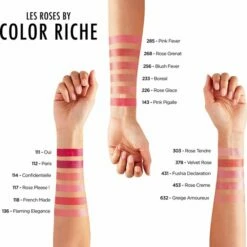 L?Or?al Paris L'Or Al Lippenstift Color Riche Satin 112 Paris Paris Roze -Essie winkel 550x594 4