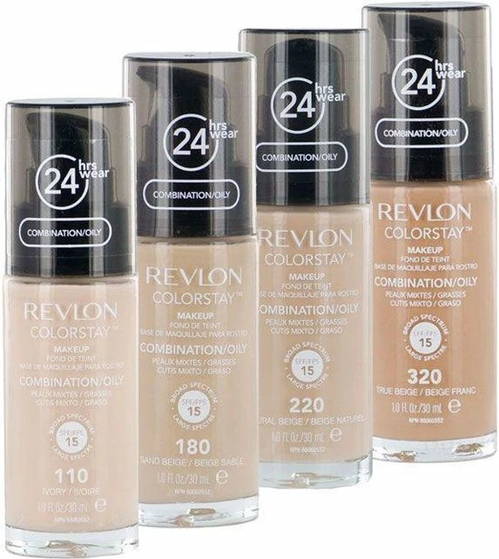 Revlon Colorstay Foundation With Pump - 200 Nude (Oily Skin) 2 Revlon Colorstay Foundation With Pump - 200 Nude (Oily Skin) - Afbeelding 2