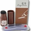 EasyBrow Wenkbrauw Kit Donkerbruin - Wenkbrauw Sjabloon 24 Stuks - Wenkbrauw Stempel - Wenkbrauw Poeder - Eyebrow Stamp - Brow Lift -Essie winkel 550x630