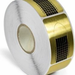 Merkloos Nagel Sjablonen - Acryl Sjablonen / Nagelverlenging / Poly Gel Sjabloon - Nail Art - Beauty & Make-up - French Manicure - Goud | 250 Stuks