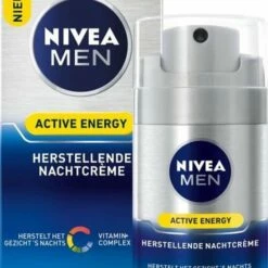 NIVEA MEN Active Energy Herstellende Nachtcreme - 50 Ml