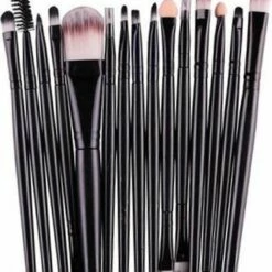 15-delige Make-up Kwasten/Brush Set | Zwart | Fashion Favorite