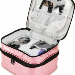 YONO Nagellak Tas - Nagelkoffer Beautycase - Cosmetica Koffer - Manicure Organizer - Roze 7 YONO Nagellak Tas - Nagelkoffer Beautycase - Cosmetica Koffer - Manicure Organizer - Roze -Essie winkel 550x672 2
