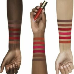 L?Or?al Paris L'Or Al Paris Rouge Signature Lippenstift - 104 I Rebel - Paars - Matte Vloeibare Lipstick -Essie winkel 550x683 1