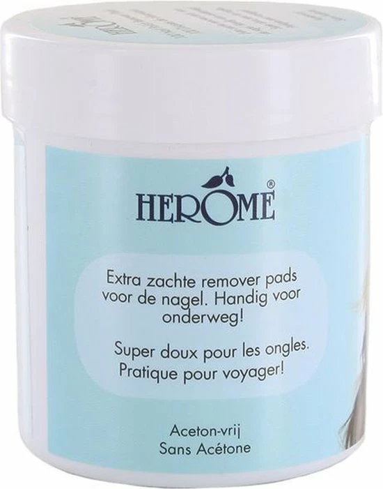 Herome Nagellakremover Pads - Nagellakverwijderaar Pads - Acetonvrij, Mild Reinigend En Droogt Niet Uit - 100 Pads 9 Herome Nagellakremover Pads - Nagellakverwijderaar Pads - Acetonvrij, Mild Reinigend En Droogt Niet Uit - 100 Pads - Afbeelding 9