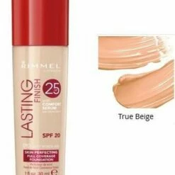 Rimmel London Lasting Finish Foundation - 203 True Beige -Essie winkel 550x721