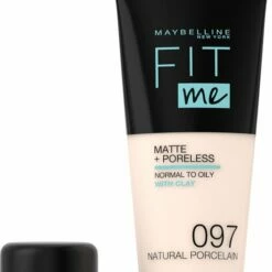 Maybelline New York - Fit Me Matte + Poreless Foundation - 097 Natural - 30 Ml -Essie winkel 550x740 1