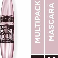 Maybelline Lash Sensational Mascara - Voordeelverpakking - Intense Black - Zwart -Essie winkel 550x744 2
