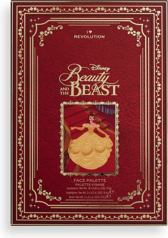 I Heart Revolution X Disney Fairytale Books - Belle Palette 7 I Heart Revolution X Disney Fairytale Books - Belle Palette - Afbeelding 7
