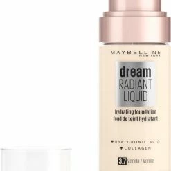Maybelline Dream Radiant Liquid - 3.7 Vanilla - Foundation Geschikt Voor De Droge Huid Met Hyaluronzuur - 30 Ml -Essie winkel 550x789 2