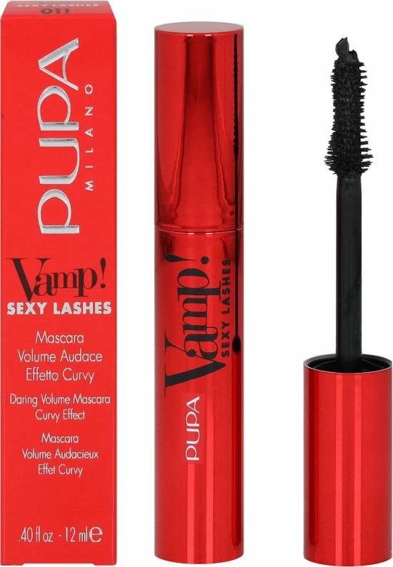 PUPA Milano Vamp! Mascara Sexy Lashes - 011 Sexy Black 10 PUPA Milano Vamp! Mascara Sexy Lashes - 011 Sexy Black - Afbeelding 10