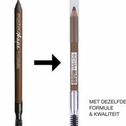 Maybelline Master Shape Brow Pencil - Deep Brown - Donkerbruin - Wenkbrauwpotlood 27 Maybelline Master Shape Brow Pencil - Deep Brown - Donkerbruin - Wenkbrauwpotlood -Essie winkel 550x797
