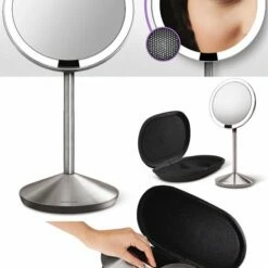 Onlineshop Simplehuman Sensor Compact Spiegel - Reisspiegel - Zilver - Make Up Spiegel - Kantelbaar - Automatisch Licht - Makeupspiegel 9 Onlineshop Simplehuman Sensor Compact Spiegel - Reisspiegel - Zilver - Make Up Spiegel - Kantelbaar - Automatisch Licht - Makeupspiegel -Essie winkel 550x799