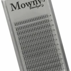 Mowny Beauty - 3D Wimperextensions Mix Tray - 0,10mm D-krul - Premade Fans - Russisch Volume