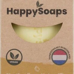 HappySoaps Gezichtsreiniger Bar & Make-up Remover - Kamille - Rust & Ontspanning - 100% Plasticvrij, Vegan & Natuurlijk - 70gr -Essie winkel 550x817