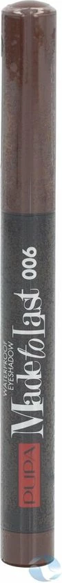 Pupa Milano Made To Last Waterproof Oogschaduw - 006 Bronze Brown 3 Pupa Milano Made To Last Waterproof Oogschaduw - 006 Bronze Brown - Afbeelding 3